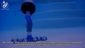 【Thailand Stock】Triangular Vinyl Pool Vacuum Head Removes Debris Pool Vacuum Head Bottom Brush