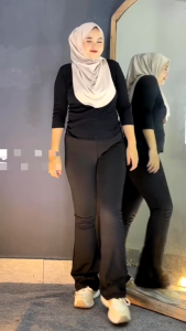 Cutbray scuba premium tebal cutbray wanitaterbaru 2025 / celana kantor kekinian bahan scuba premium jumbo bb 30-95 kg