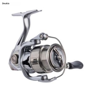DEUKIO Ultralight 145g Spinning Reel คาร์บอนไฟเบอร์ 7 + 1BB 5.2:1 อัตราทดเกียร์ CNC โลหะสปูลน้ำเค็มน้ำจืดตกปลา