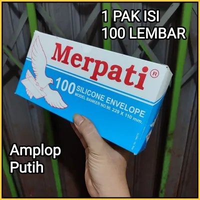 1 Pak Amplop Merpati No 90 Isi 100 Lembar
