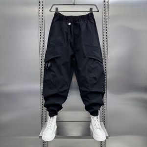 Male Clothes Mens Harem Pants Clothes Summer Casual Pants Man Comfortable Loose Trousers Breathable