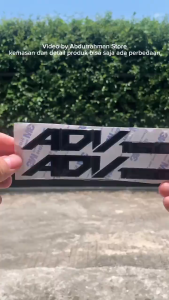 สินค้ามีคุณภาพ 1คู่ สติกเกอร์อักษร ADV160 ติดรถมอเตอร์ไซค์ แบบ3D วัสดุPVC ติดตั้งง่าย มีกาวในตัว อุปกรณ์เสริมแต่งรถ