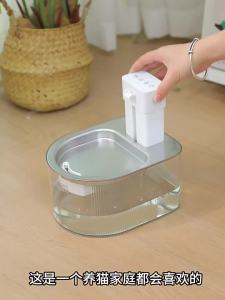 HELLOLEIBOO | Wireless Induction Automatic Circulation Stainless Steel Cat Water Fountain