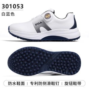 Waterproof Golf Shoes for Children And Teenagers Anti-Slip Sports Shoes PGA Brand Lawn Golf Shoes Normal Foot Fit round Toe