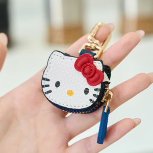 Exquisite Hello Kitty mini decorative pendant small storage bag can be used to store headphones access cards coins