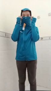 Áo Khoác nữ áo khoác chống nắng nữ vải kim cương mềm mịn bền chắc có túi khóa kéo 2 bên