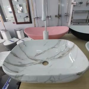Chậu rửa mặt chậu lavabo nghệ thuật đặt bàn LV039 MEN SỨ NANO CAO CẤP CHỐNG BÁM BẨN CHỐNG Ố MÀU BẢO HÀNH MEN SỨ 20 NĂM - Kiểu OVAL nhiều màu sắc lựa chọn