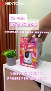 Nextcam kamera cctv smart wireless wifi ipcam 3mp Fhd colorful bisa berputar bisa bersuara smart alarm SH058 Tipe NC019