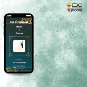 UNDANGAN PERNIKAHAN DIGITAL WEBSITE CANTIK ELEGAN DAN UNIK