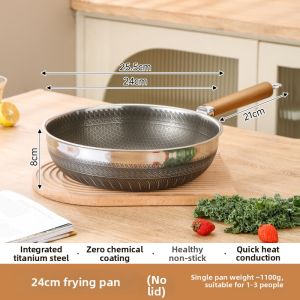 YIYIPAI | Non-stick Titanium Stainless Steel Frying Pan