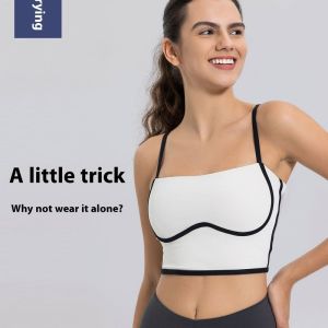 HUIESON เสื้อออกกำลังกายเสื้อผ้าโยคะระบายอากาศยืดหยุ่นสูงเสื้อกล้ามกีฬาปรับได้