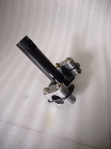 Stang Motor Trail Paket Busa Riser adaptor peninggi stang Warna Chrome&Hitam