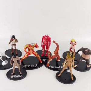 Action Figure ATTACK ON TITAN : FEMALE TITAN - Miniatur Pajangan Shingeki no Kyojin Annie Leonhart Mainan Topper