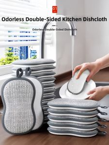 Dual-sided Oil-resistant Kitchen Only Washing Brush