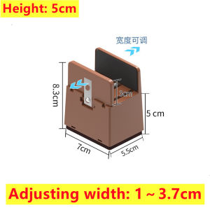 4Pcs Adjustable Chair Feet Riser Screw Clamp 2/4 Inch Height Heavy Duty Sofa Tables Bed Furniture Risers Square Round Chair Legs