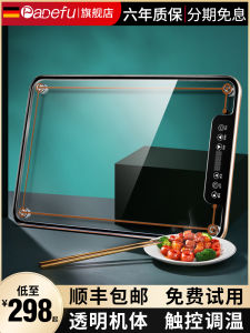 Padfer Multi-Functional Folding Heating Plate Warm Dish Board Table Mat Home Kitchen Appliances Insulated Plate Heat Resistant