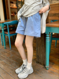 NIHAOKANONG | Quần Short Nữ Dài Đùi Cao Co Giãn