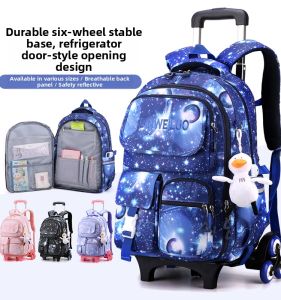 Waterproof Durable Large Capacity Wheeled Backpack