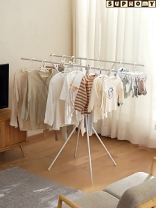 Clothes Hanging Rack Foldable Clothes Drying Rack Foldable Clothes Hanger Rack Clothes line 晾衣架