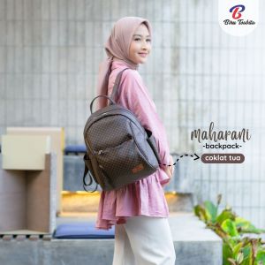 Tas Ransel MAHARANI BY BIRU TSABITA tas ransel motif besar muat banyak bahan kanvas motif