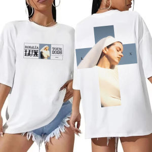 Rosalia Lux Tour 2026 T-shirt Vintage Graphic Print Cotton Tee Rosalia T-shirt Retro Fan Gift for Women and Man Fashion Tee Tops