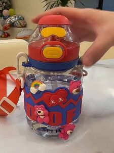 AmeeraOfficialStore Botol Minum Anak 600ML Sedotan dan Tali Panjang 2682 BPA Free