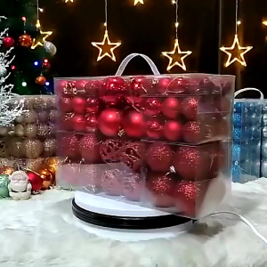 Hộp 100 quả châu trang trí noel 3cm 4cm 6cm Mã E5 Trang Trí Giáng Sinh TTNTSS430