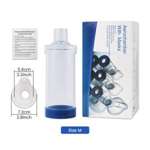 Nebulizer Storage Spacer Asthma Inhaler Atomizer Mist Spacer with Mask Compressor Nebulizer Cup Mouthpieces Pets Adults Children