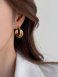 YICAN | Double Layer Design Earrings New Hit Jewelry