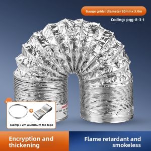 JIAYUN | Smoke Extraction Bath Exhaust Duct Thick Aluminum Foil Soft Pipe