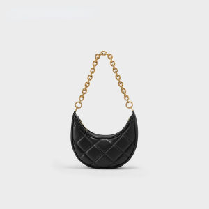 CHARLES & KElTH CK2-40270994 กระเป๋าสะพายโซ่เพชรเรียบง่าย