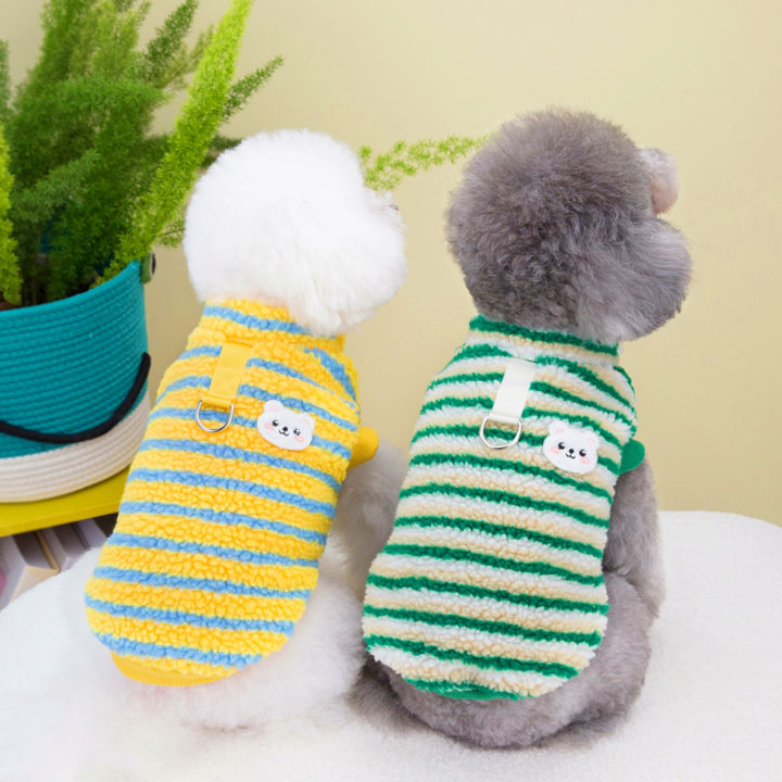 Dog Clothes Autumn and Winter Clothing New Teddy Bichon Kitten Pet ...