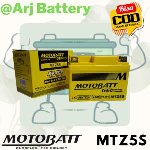 Aki Motor Beat Fi Vario 110 Scoopy Blade Revo MOTOBATT MTZ5S GEL Accu Kering