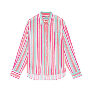 Juicy Couture | Striped Contrast Color Slim Fit Casual Women Shirt