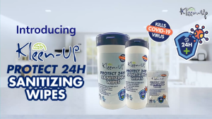 KLEEN-UP Protect 24H Sanitizing Wipes | 50 sheets | 75 sheets