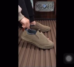 MP61 Sepatu Kerja Pria Sepatu Slip On Formal Outdoor Shoes