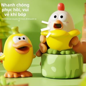 Stress Relief Squeaking Toy Chicken Duck