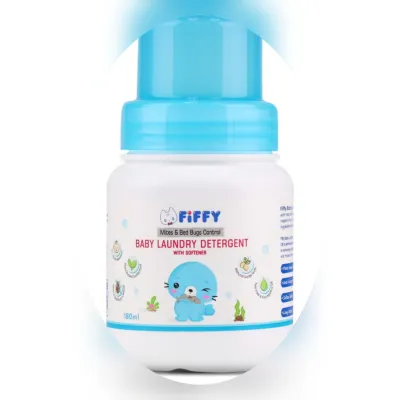 FIFFY BABY DETERGENT 180ml SABUN BASUH PAKAIAN BAYI MITES & BED BUGS CONTROL LAUNDRY trial travel pack