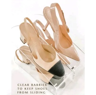Shoe Organizer Clear Acrylic Riser Spacesaver