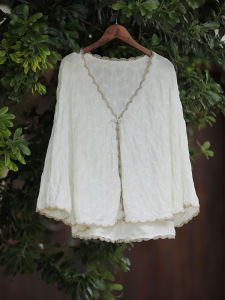 New Chinese Style Cheongsam Shawl Outerwear Girls Feel Daily Pure Color Spring Autumn Seasonal Use Other Functions