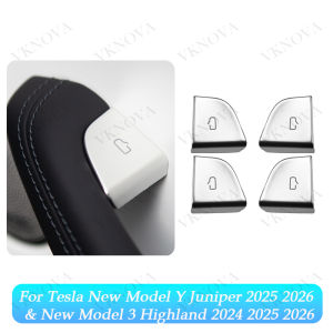 For Tesla New Model Y Juniper 2026 2025 Launch Model 3 Highland 2026  2025 2024 Door Lock Switch Open Button Cover Protector