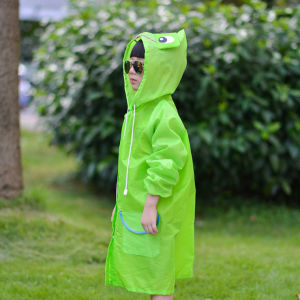 Children Rain Coat,Raincoat Kids Cartoon Animal Style Student Poncho Kid Rain Coat Baby Cartoon 3D Waterproof Raincoat Waterproof Poncho