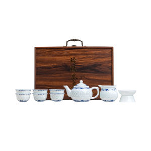 mornenjoy | Qinghua Porcelain High-end Tea Set