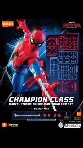 【New】BLOKEES Marvel Blocks Figure Champion Class SpiderMan Ultron Toys Model Kits Mainan
