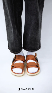 SAOKI - Sandal Slip On Pria Wanita Gunung Sendal Traveling Slop Arta Desert