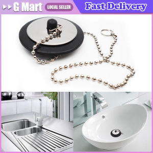 Metal Tub Rubber Tub Stopper Chain Universal Bathtub Stopper Universal Sink Stopper Bathroom Plug
