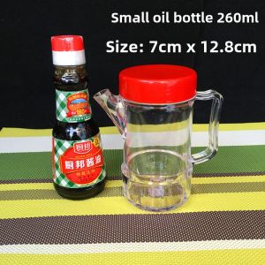 Acrylic Seasoning Bottle Soy Sauce Bottle Pepper Jar Vinegar Sauce Bottle Oil Bottle for Hotel Restaurant Commercial Use