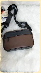 BagAmbush New Mens outdoor casual fashion Clutch Premium Leather Crossbody Bag Messenger Sling Bag