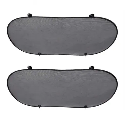 1/2pcs Sun Shade Vehicle Shield Visor Protection Back Car Window Shade Mesh Sunshade Screen Heat Insulation UV Protection