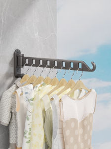 FALUYI | Hidden Foldable Wall-mounted Extendable Clothes Drying Rack